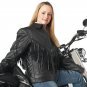 Leather jacket, Diamond Plate ladies genuine leather motorcycle jacket