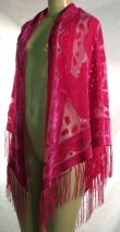 Shawls with Floral Pattern Burnout Design