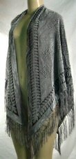 Shawls with Leaf Pattern Burnout Design