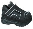 Men's Leather Platform Shoes - Neptune