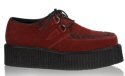Men's Faux Suede Creeper Style Platform Shoes - Creeper