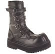 Men's Criss Cross Velcro Strap Ankle Boots - Fierce