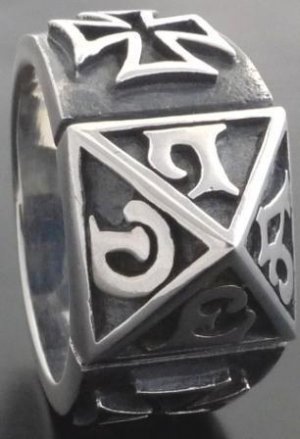 925 Sterling Silver Gothic Tribal Cross