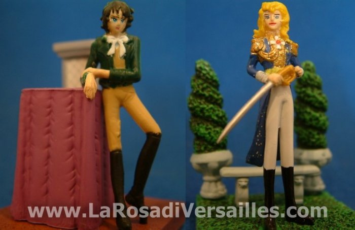 THE ROSE OF VERSAILLES, COCA COLA MINIATURES OSCAR ET ANDRE