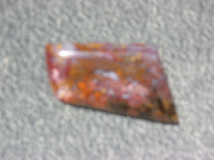 texas moss agate,purpleand pink 4x3.5 cm. freeform cab