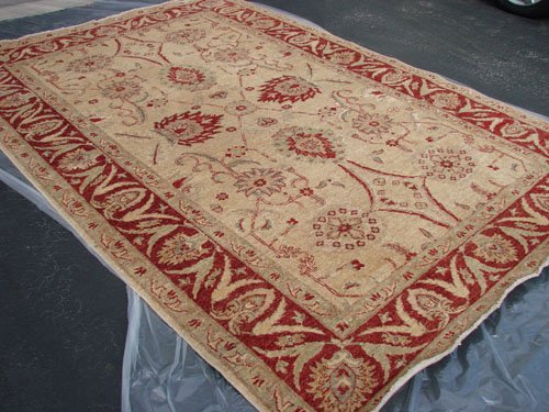 Hand Made Vegetable Dyed Peshawar Oriental Chobi Rug Carpet 10x8 i30709