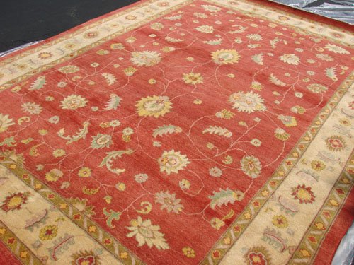 Hand Made Vegetable Dyed Peshawar Oriental Chobi Rug 9x11 i70720