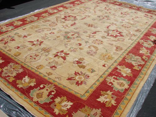 Hand Made Vegetable Dyed Peshawar Oriental Chobi Rug Carpet 14x9 i30722