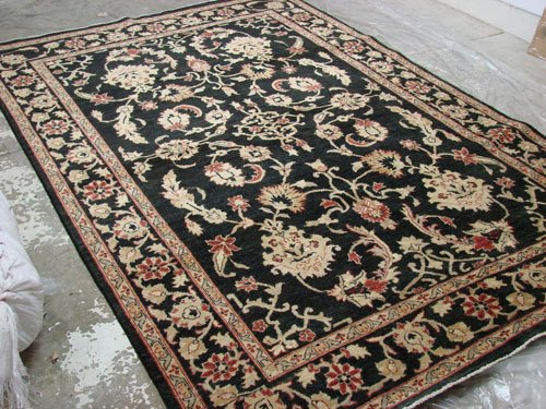 Hand Made Vegetable Dyed Peshawar Oriental Chobi Rug Carpet 10x7 i30712