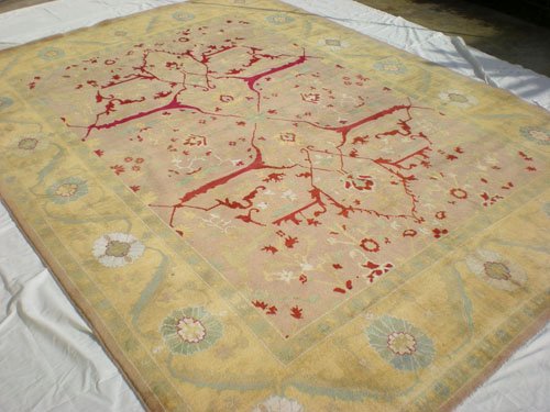 High Quality Hand Made Vegetable Dyed Peshawar Oriental Chobi Rug Carpet 12x8 i100704