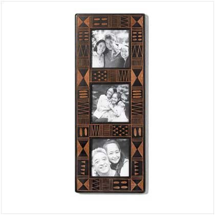AFRICA INSPIRED 3 PHOTOS FRAME