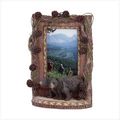 ALAB 4 X 6 BEAR/CONES FRAME