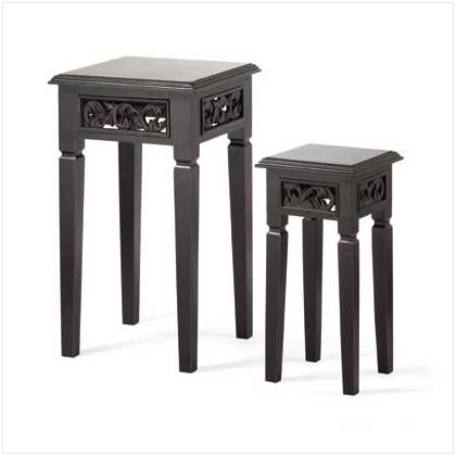DISTRESS BLACK NESTING TABLES