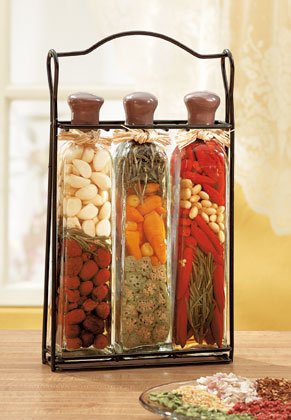 Preserved Treats in Rack