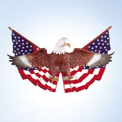 Eagle and Flag Wall Plaque
