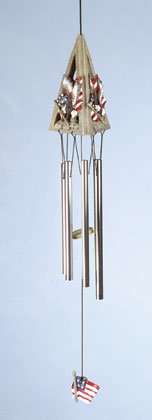 Patriotic Eagle Windchime