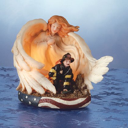 Fireman's Guardian Angel Nightlight