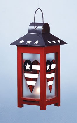 Patriotic Candle Lantern