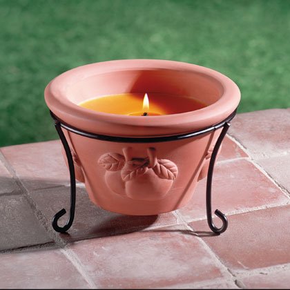 Terra Cotta Garden Candle