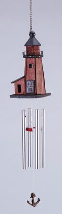 Wood Lighthouse Windchime