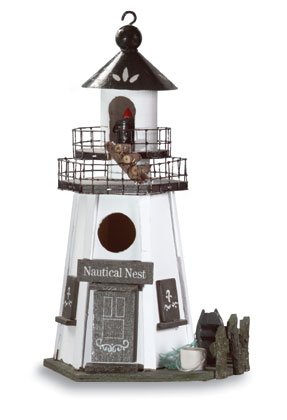 Wood Lighthouse Birdhouse