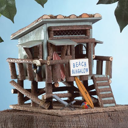 Beach Bungalow Birdhouse