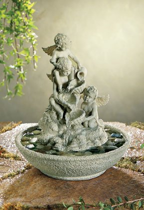 Three Cherub Water Fountain