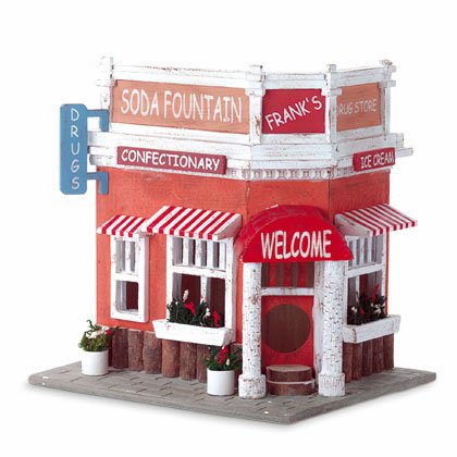 Soda Fountain Birdhouse