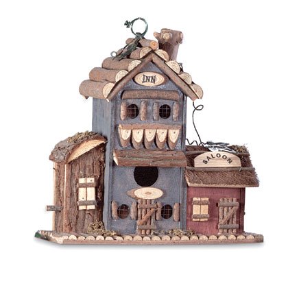 Inn and Saloon Birdhouse