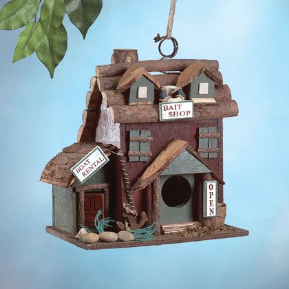 Bait and Boat Shop Birdhouse