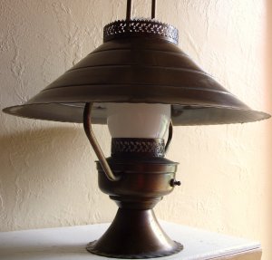 Farmhouse Chic Hanging Light Fixture Rustic Brass