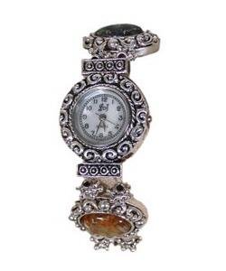 Designer Bead Jewel Bracelet Watch Sz Large