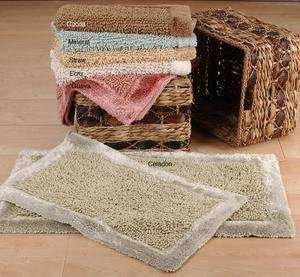 Park B. Smith Pink Guava 2 Piece Deluxe Rug Set