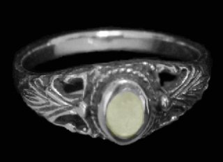 Mother of Pearl Sterling Silver Ring shipped from Hawaii