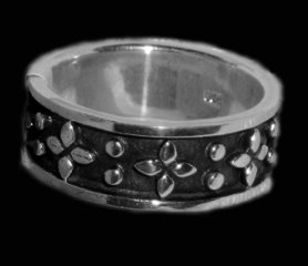 Raised Strong Sterling Silver Ring