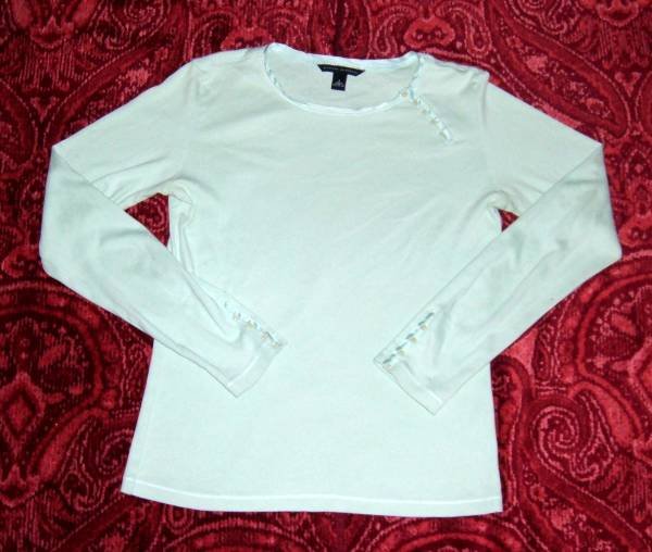 Banana Republic W S Top Shirt Button Detailing