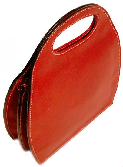 Floto Pietrini Satchel in Tuscan Red
