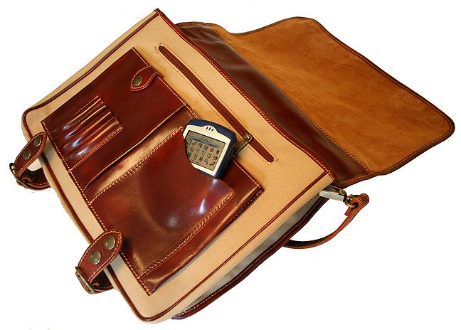 Floto Roma Messenger/Laptop Holder in Canvas