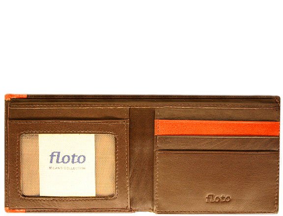Floto Milano Billfold/Wallet in Vecchio Brown