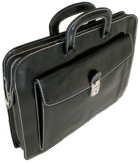 Floto Milano Sleeve/Laptop Holder in Black