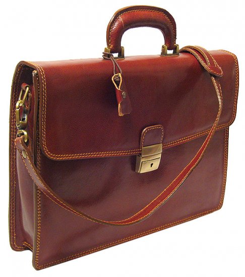 Floto Milano Briefcase in brown