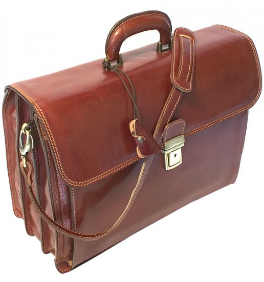 Floto Firenze Briefcase in brown