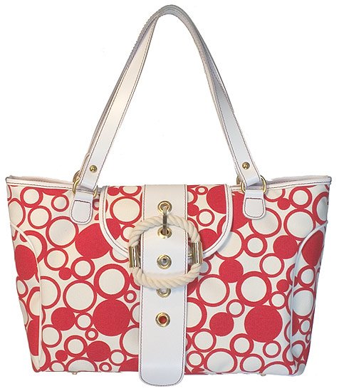 Floto Bollicine Handbag in Red