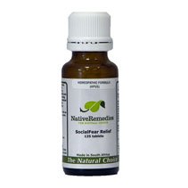 SocialFear Relief Homeopathic remedy temporarily relieves social fear, shyness and stage fright