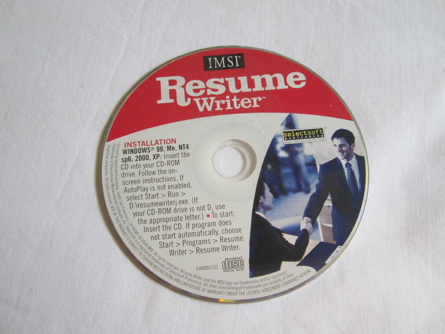 resume writer cd