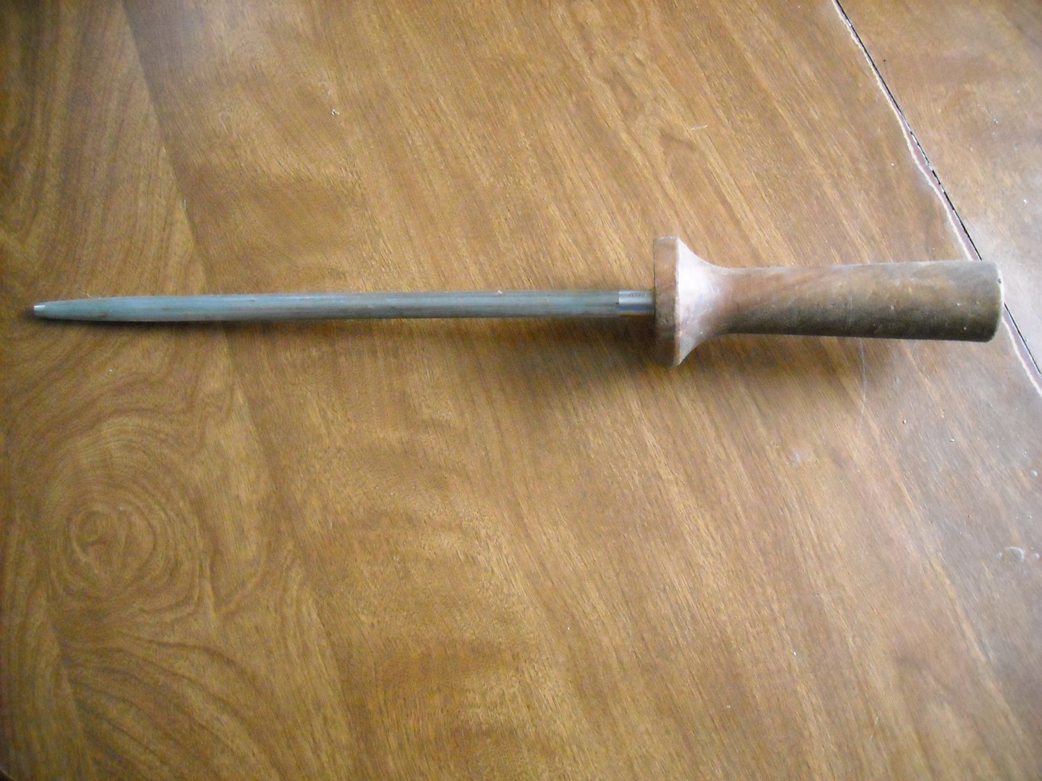 Wood Handle Knife Sharpening Steel Rod