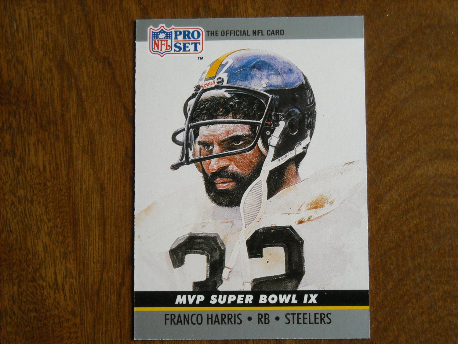 Franco Harris Pittsburgh Steelers Rb Card No Nfl Pro Set