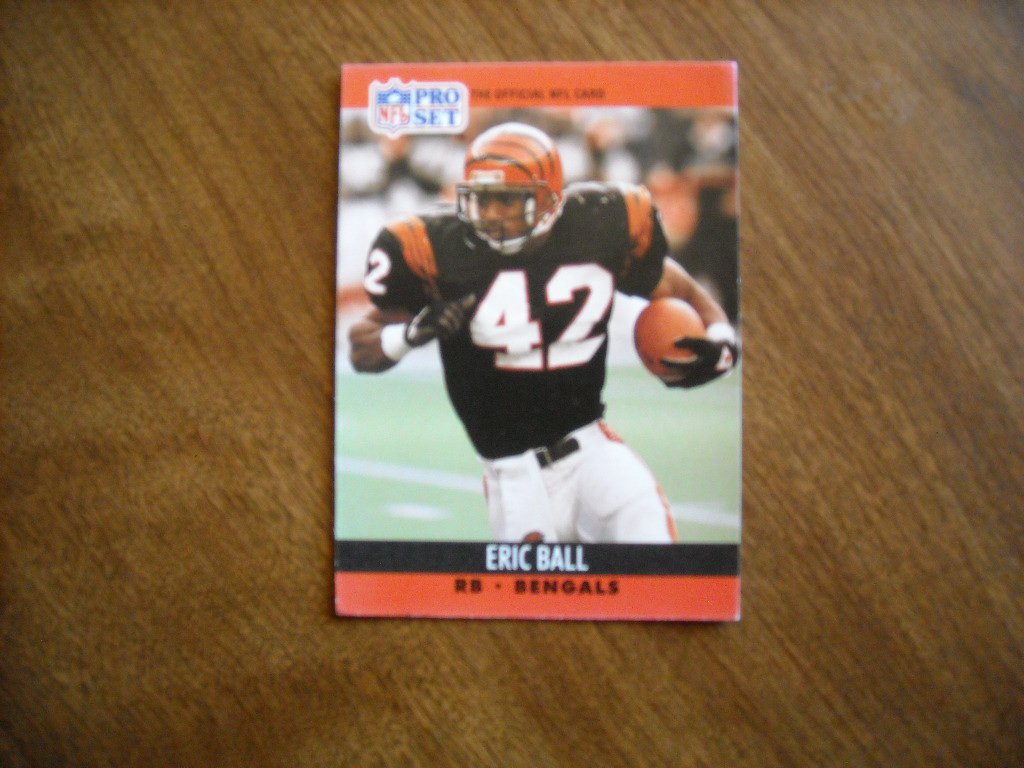 Eric Ball Cincinnati Bengals Nfl Pro Set Football Card