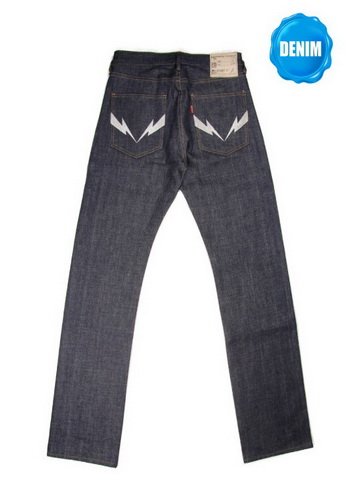 HED216 Unwashed Selvedge Denim Red Ear