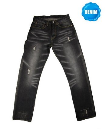 HED 777 Washed Selvedge Black Denim